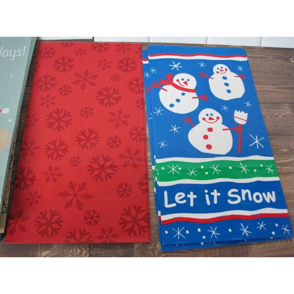 Vintage Paper Christmas Gift Sacks Huge Lot of 134 Gift Bags 1994-2011